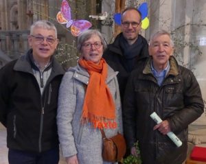 Thierry Hurault, Marie Panek, Emmanuel Soufflet et Jean Mangin